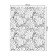 Black and white tropics tablecloth, rectangular, oxford, size 145x180 cm