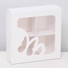 Box for 4 sweets cutting down, 