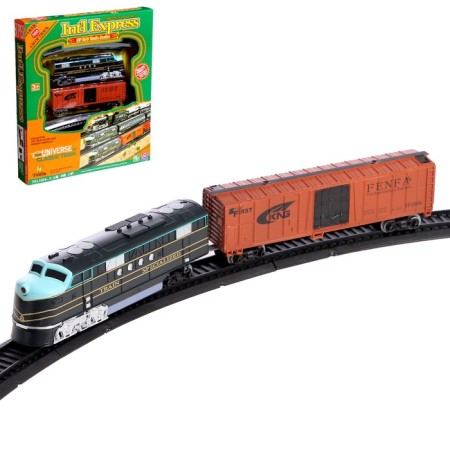 The Big Express railway, with light sound effects, length of the path 3.6 m
