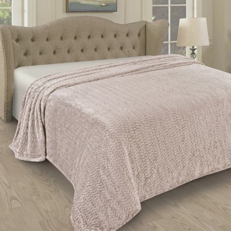 Plaid Wave Art.05A 150x205cm, Velsoft 250g/m, PE100%
