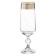 Set of glasses for champagne STERNA, decor "Panto Platinum, Gold Gather", 180 cm x 6 pcs.