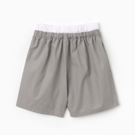 Women's shorts Minaku: Basic Line Color Gray, Rr. 48-8