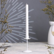 Bob Climber Metal for 1 candle, 7.4x12 cm, white