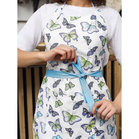 Apron Butterfly, size 60x80 cm, butterflies, multicolor-3