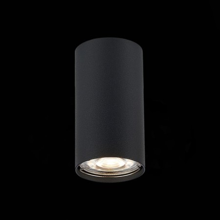 Ceiling lamp ST LUCE. ST110.407.01. 1x50 W, GU10, 5.4x5.4x10 cm, black color-1