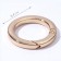 Carabin ring is flat, d = 25/34 mm, thickness - 4.5 mm, 5 pcs, the color of the gold