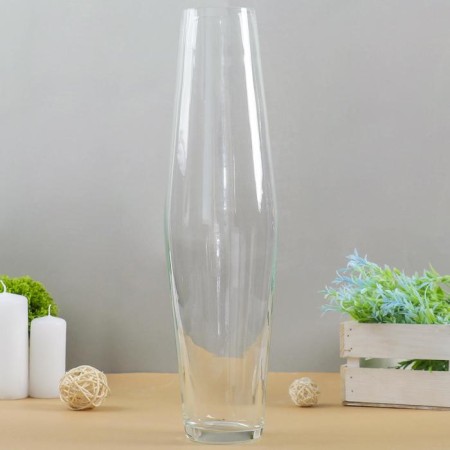 Vase "Diabolo" D-6CM 40x11cm, 2.2l 2271 Transparent