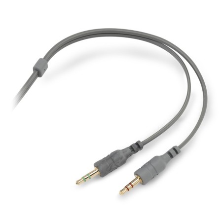 Headphones with a microphone hal-l600 Gray 1.8m monitor headband (1532023)-8
