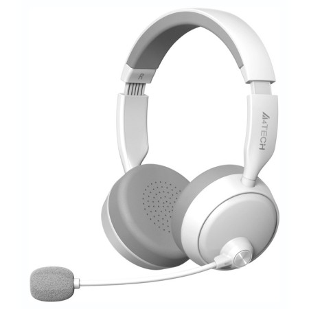 Headphones with A4Tech BH230 Microphone White/Gray Monitor BT Belief (BH230 White)-1