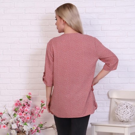 Dress shirt, powder color, size 62-1