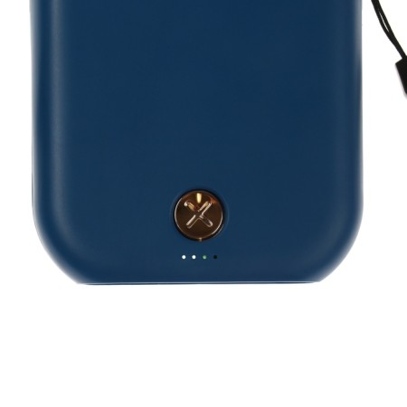 Portable F30 fan, Power Bank 3000 mAh, 3 modes, USB, folding, blue-8