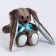 Soft toy "Baby LU", Bunny
