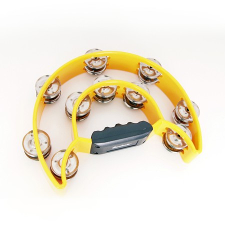 Tamburin Dadi MT01 double crescent, plastic, 20 pairs of bells