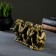 Figure "Three chimpanzees on the branch" aged brass, 20x12x6cm