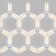 LED lamp 1665 Techno, IP54, 3000K, 9 W, white color