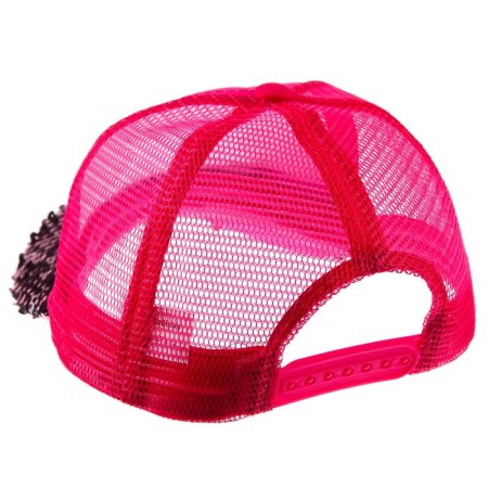 Children's cap with a net, river 52-4
