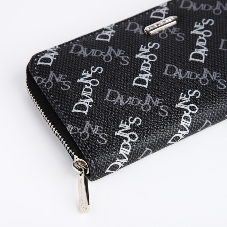 Women's wallet with lightning, black color-2