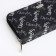 Women's wallet with lightning, black color