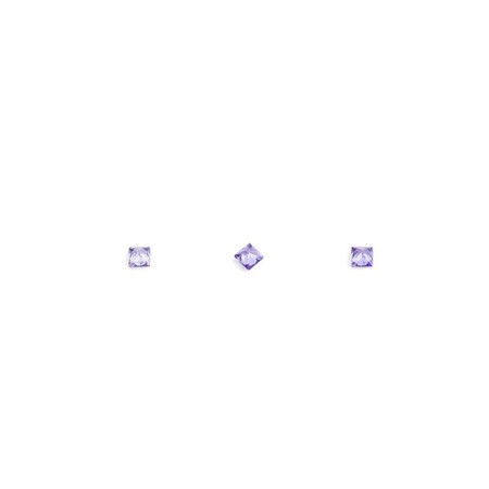 Crystals for volumetric inlay TNL "Princess", No. 2, purple, 10 pcs