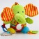 Soft “elephant” suspension, codium, teething, on the crib, stroller, crumb I