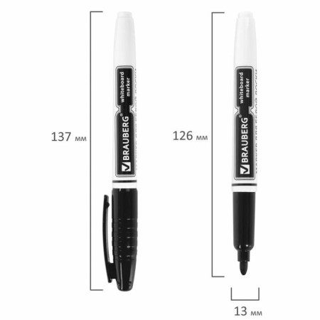 Board marker 4.0 mm, brauberg, black-6