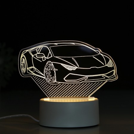 Acrylic lamp "No. 1", model GBV-0121-1