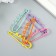 Decor for creativity Metal "Pin with loops" mix 0.5x1.2x5 cm