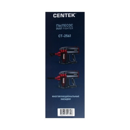 Vacuum cleaner Centek CT-2561, vertical, 1000/150 W, 0.5 l, black and red-13