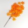 Decor "Leaves on the branch", Orange color