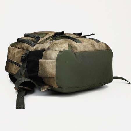 Tourist backpack, 22 l, 2 lightning departments, 5 external pockets, ZFTS, green color-4