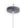 Lamp Bayerlux 1244/1gy E27 40W gray 22x22x8.5-108 cm