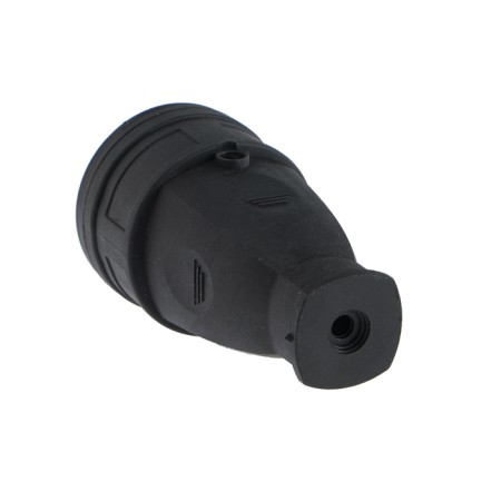 Transportal socket RA 16-005, 16 A, 250 V, IP20, with salary, without plug, rubber, black-1