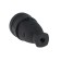 Transportal socket RA 16-005, 16 A, 250 V, IP20, with salary, without plug, rubber, black
