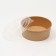 Craft salad bowl, with a plastic lid, 1100 ml