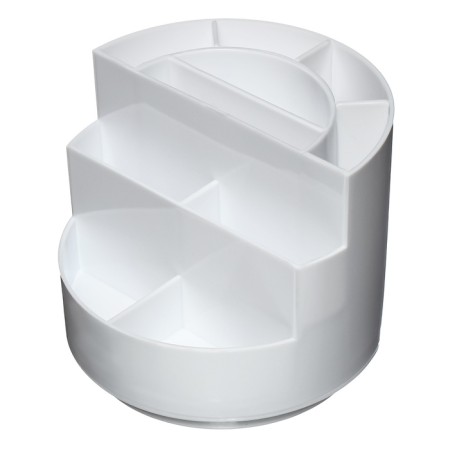 Organizer stand for the Erichkrause Mini Burger, Classic office, rotating, white-1