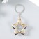 Trick Metal "Star" crystal, gold 3x4x4 cm