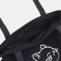 Luggage bag with a lining, black color