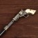 Souvenir product cane with a revolver, blade 30cm