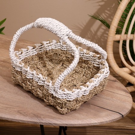 Wicker basket 35x25x30 cm-1