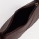 Baget bag with zipper, brown color