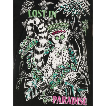 Female T -shirt, size XS, black color-3
