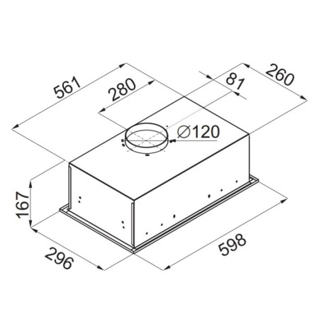 Excuse Maunfeld Crosby Singl 60, built -in, 850 m3/h, 3 speeds, 59.8 cm, black-4