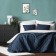 Cover with pillowcases "Kim", size 160x220 cm, blue color