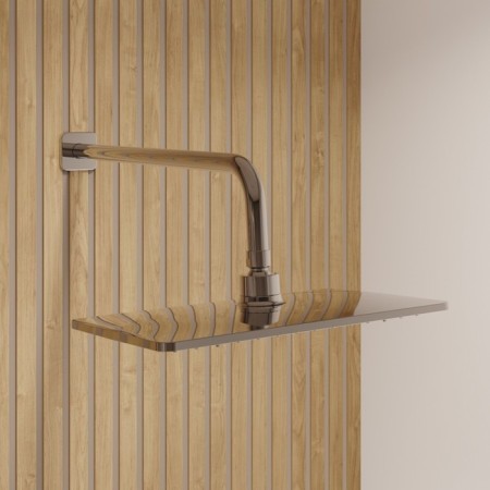 The shower system of hidden installation of IDDIS SLIDE, with a tropical shower and a hand shower-4