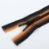 Lightning "Tractor", No. 5, detachable, automatic lock, 60 cm, orange color/black