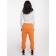 Joggers for the boy "Lucky", height 152 cm, orange color