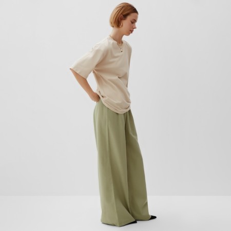 Women's pants minku: minku: safari mint color, size 42-2