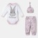 Set: body, pants and hats of crumb I "Bunny" Growth 86-92 cm