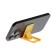 Luazon phone stand, folding, adjustable height, yellow