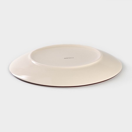 Board ceramic dinner shade "Sea World", D = 27 cm, Blue Color-2